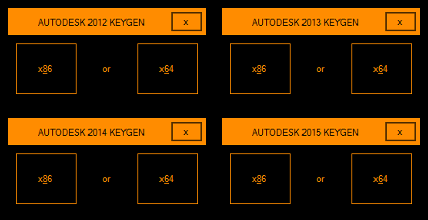 how to use xforce keygen for autocad 2015